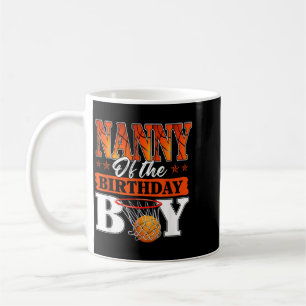 Basball Nanny Of The Birthday Boy Family Matching Coffee Mug