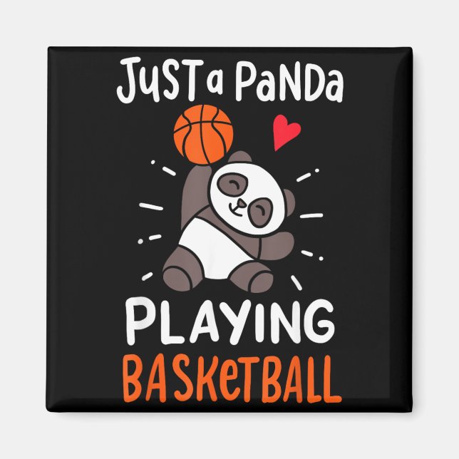 Basball Panda Magnet (Front)