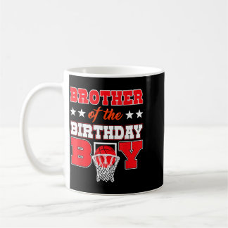 Basball Party Brother Of The Birthday Boy Baller Coffee Mug