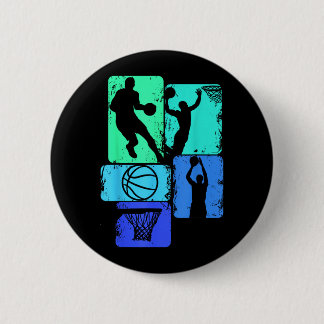 Basball Player Boys Kids Men 6 Cm Round Badge