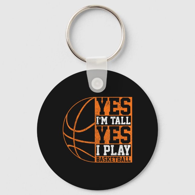 Basball Saying Funny Basball Player Gift Key Ring (Front)