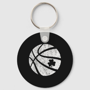 Basball Shamrock Lucky Clover Irish St Patricks Key Ring