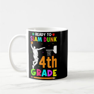Basball Slam Dunk Last Day Of School Fourth Grade Coffee Mug