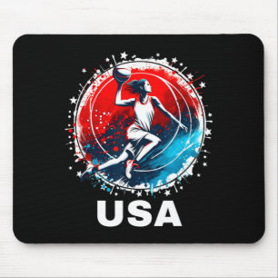 Basball Usa Go Usa Team Mouse Pad