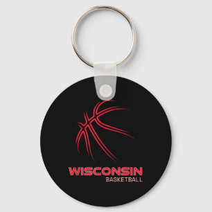 Basball Wi Love The Badger State Souvenir Key Ring