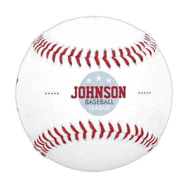 base-ball league personalised baseball (Front)
