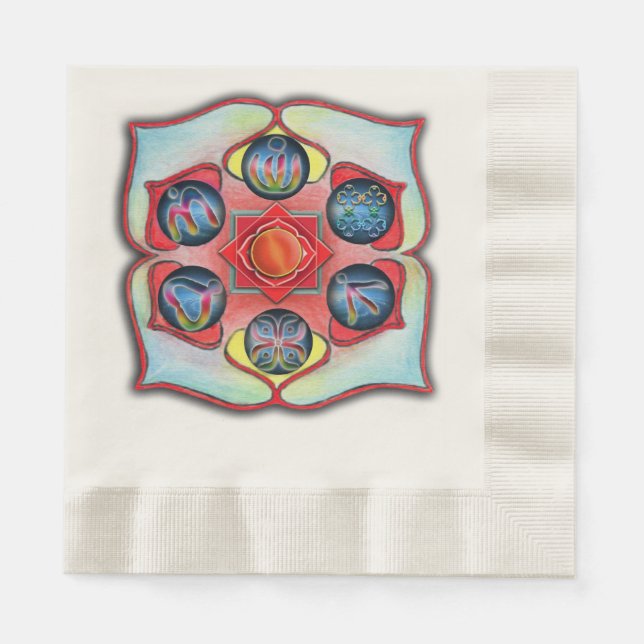 Base Chakra Napkin (Front)