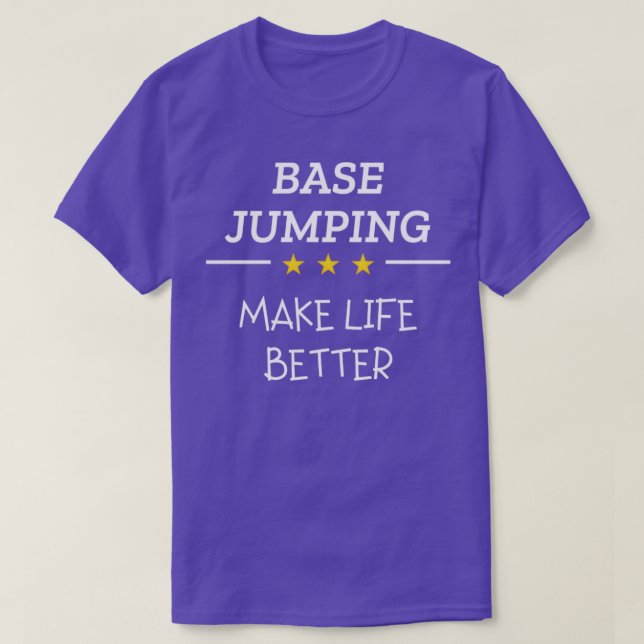 BASE jumping12  T-Shirt (Design Front)
