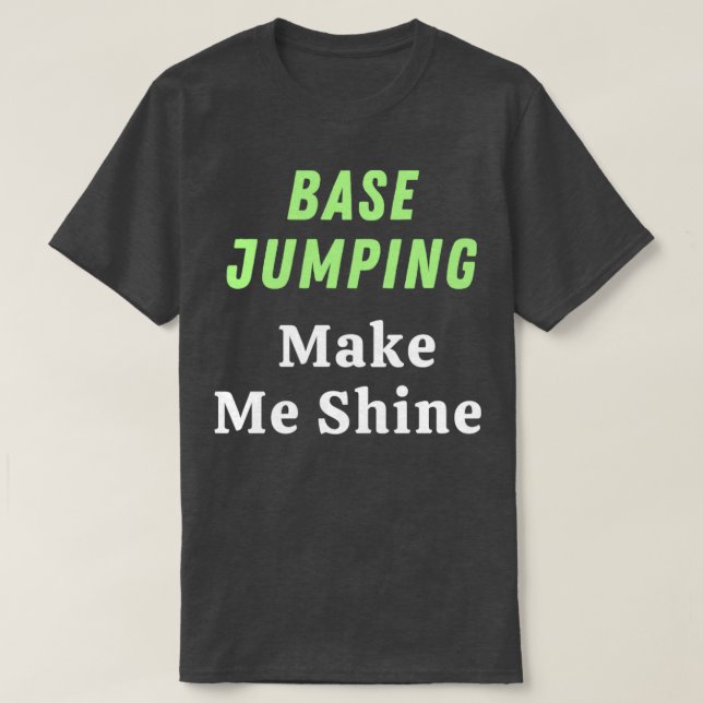 BASE jumping8  T-Shirt (Design Front)