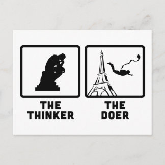 Base Jumping Postcard