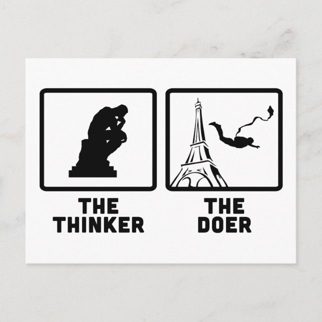 Base Jumping Postcard (Front)