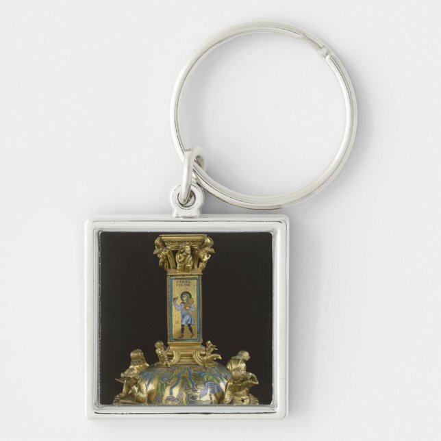 Base of the Cross of St. Bertin Key Ring (Front)