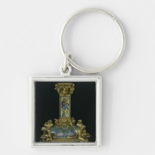 Base of the Cross of St. Bertin Key Ring