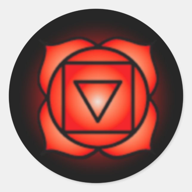 Base Root Chakra Stickers (Front)