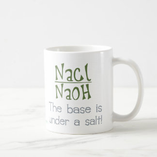 Base under a salt coffee mug