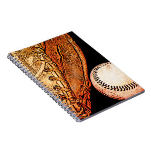Basebal and Glove Notebook