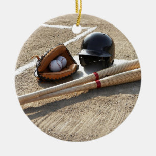 Baseball 11 ceramic ornament