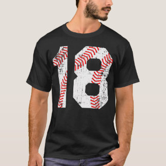 Baseball 18 Jersey Number T-Shirt