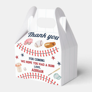 Baseball 1st Birthday Favour Box