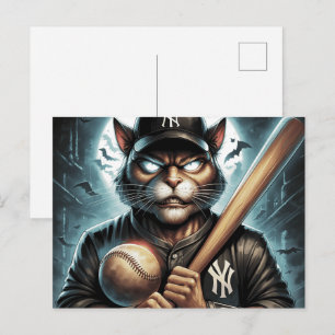 Baseball -2 postcard