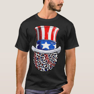 Baseball 4th Of July Uncle Sam Hat Funny Men Boys  T-Shirt