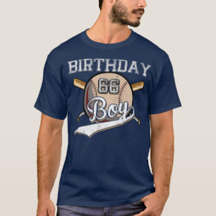 Baseball 66th Birthday Party 66 Years Old Baseball T-Shirt