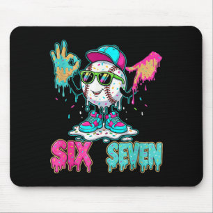 Baseball 67 Drip Six Seven Hand Signs Ice Cream Me Mouse Pad
