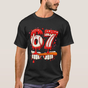 Baseball 67 Ice Cream Drip Six Seven Boys Fun Meme T-Shirt