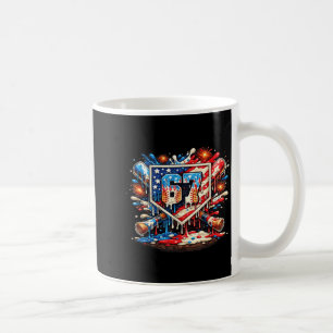 Baseball 67 Meme 4th July Drip Ice Cream Aamerican Coffee Mug