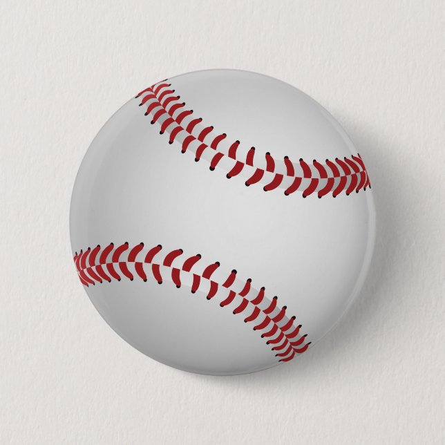 baseball 6 cm round badge (Front)
