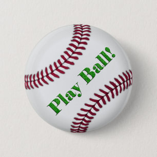 Baseball 6 Cm Round Badge