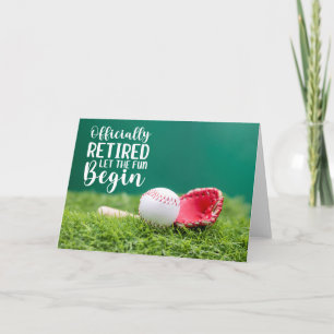 Baseball A Home Run Farewell: Baseball Retirement  Card