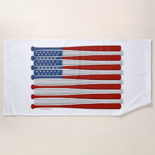 Baseball America (USA) Beach Towel