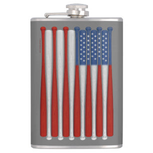 Baseball America (USA) Flask
