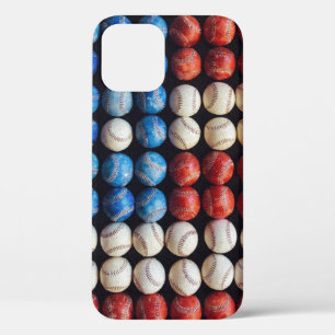 Baseball American Flag iPhone 12 Case