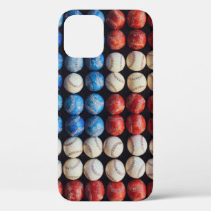 Baseball American Flag iPhone 12 Case