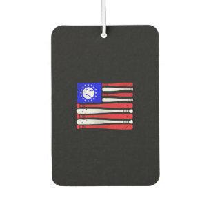 Baseball American Flag for Baseball Player Car Air Freshener