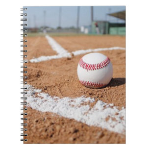 Baseball and Baseball Field Notebook