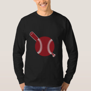 Baseball and Bat Icon T-Shirt