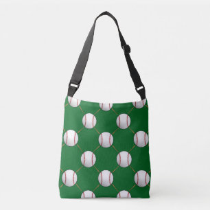 Baseball and Bats Crossbody Bag