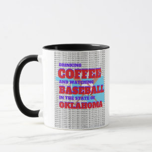 Baseball and Coffee in Oklahoma  Mug