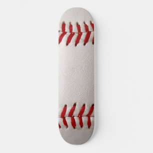 Baseball and Softball Red Stitching Skateboard