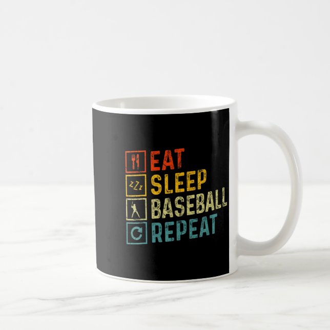 Baseball Apparel Baseball Illustration Coffee Mug (Right)