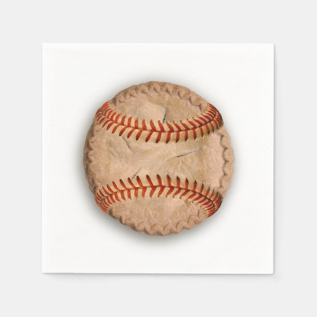 Baseball Apple Pie Napkin (Front)