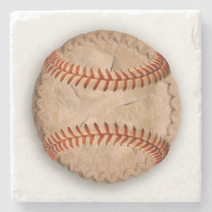 Baseball Apple Pie Stone Coaster