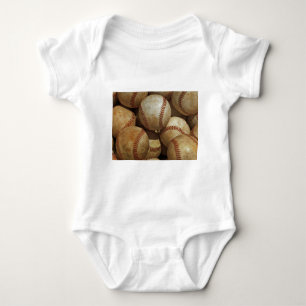 Baseball Art Baby Bodysuit