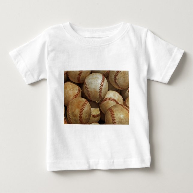 Baseball Art Baby T-Shirt (Front)