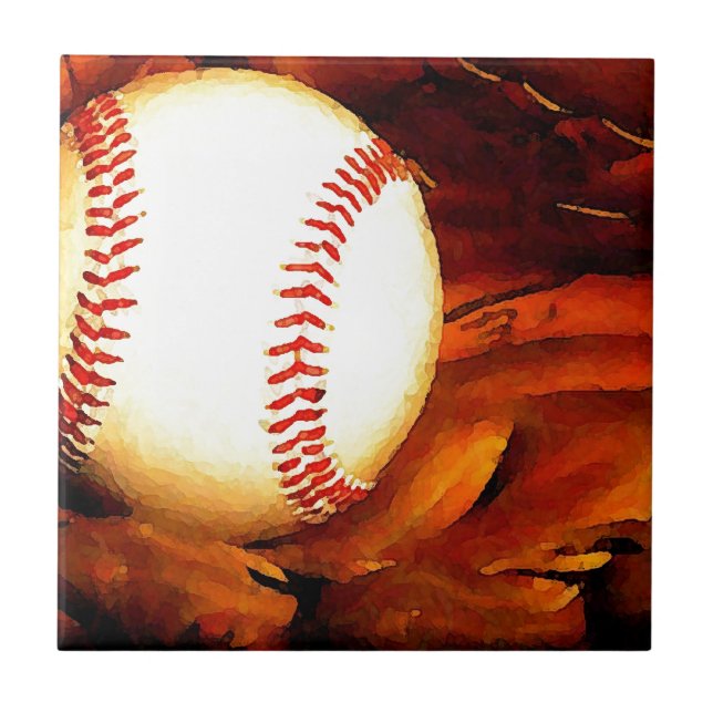 Baseball Art Tile (Front)