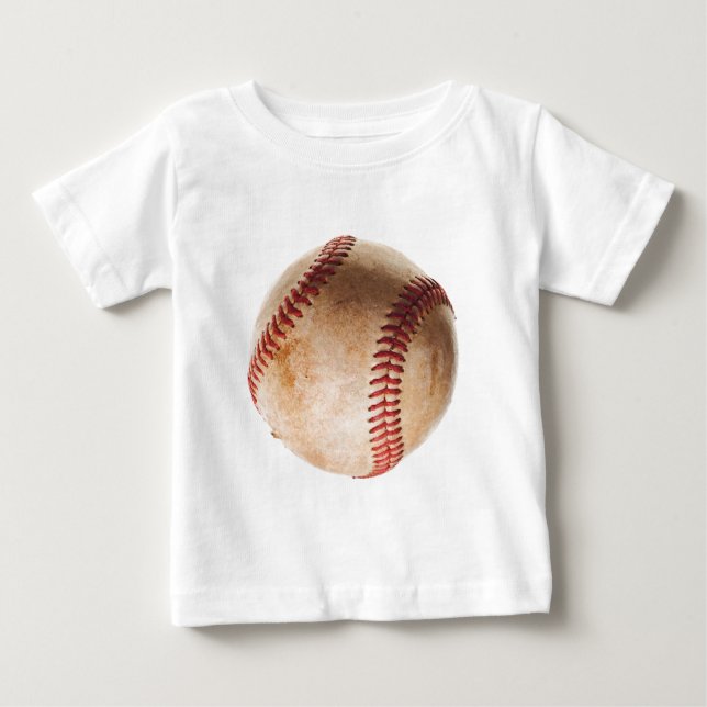 Baseball Artwork Baby T-Shirt (Front)