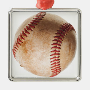 Baseball Artwork Metal Tree Decoration